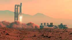 Starship Mars Landing - V2
